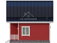 Каркасный дом 7x8, проект Казань
